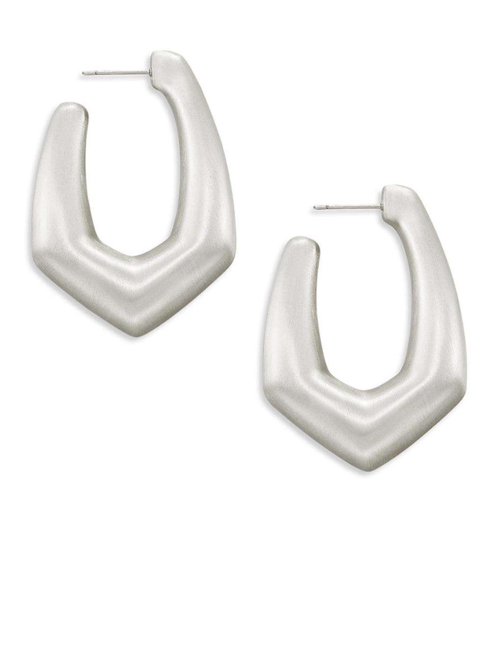 Kendra Scott Kaia Silver Hoop Earrings